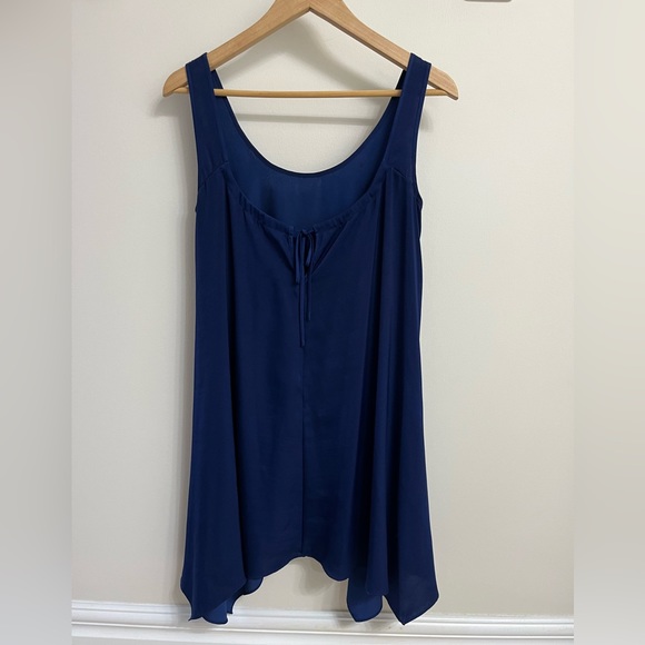 BCBG Blue Satin Dress - Picture 2 of 3